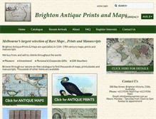 Tablet Screenshot of antiqueprints.com.au
